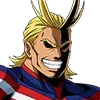 All Might character artwork