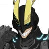 Armored All Might character artwork