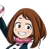 Ochaco Uraraka character artwork