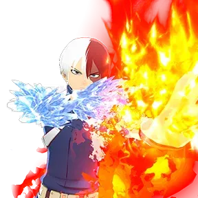 Shoto Todoroki — Ice Fang Wind Flame character artwork